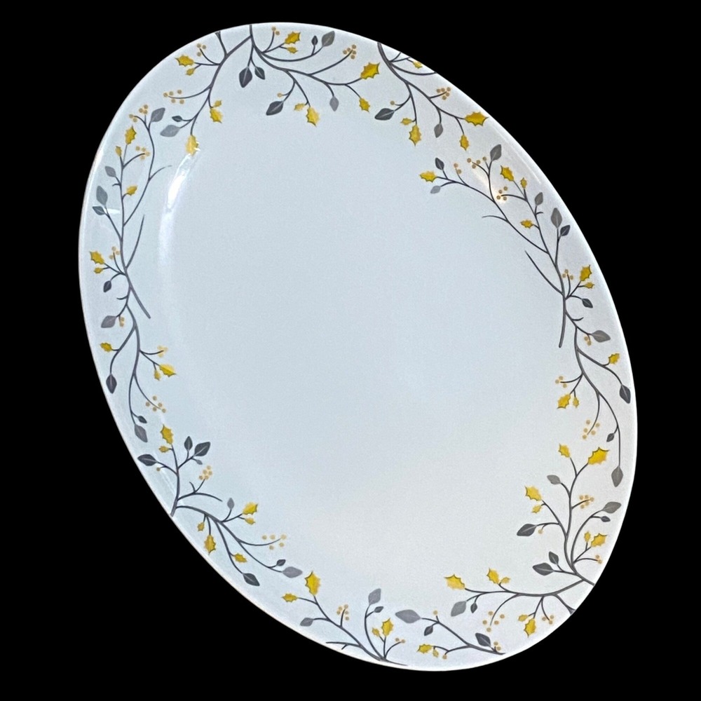 Pottery Barn Winter Luxe Caribou Oval Serving Platter Christmas Holiday Party